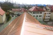 Fertiges Dach des Gebäudeteiles an der Kirchstraße | 05/2021